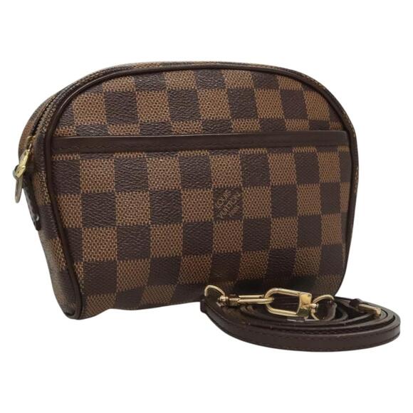 LOUIS VUITTON Damier Ebene Pochette Ipanema Shoulder Bag N51296 - Picture 1 of 16